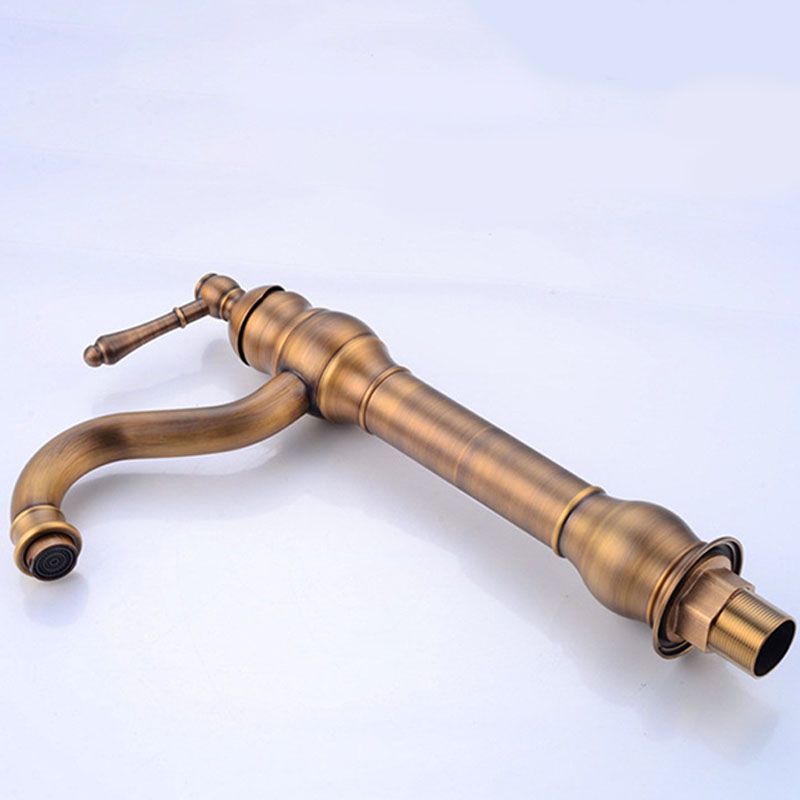 Vintage Bathroom Tube Faucet One Handle Flush Mount Bathtub Faucet