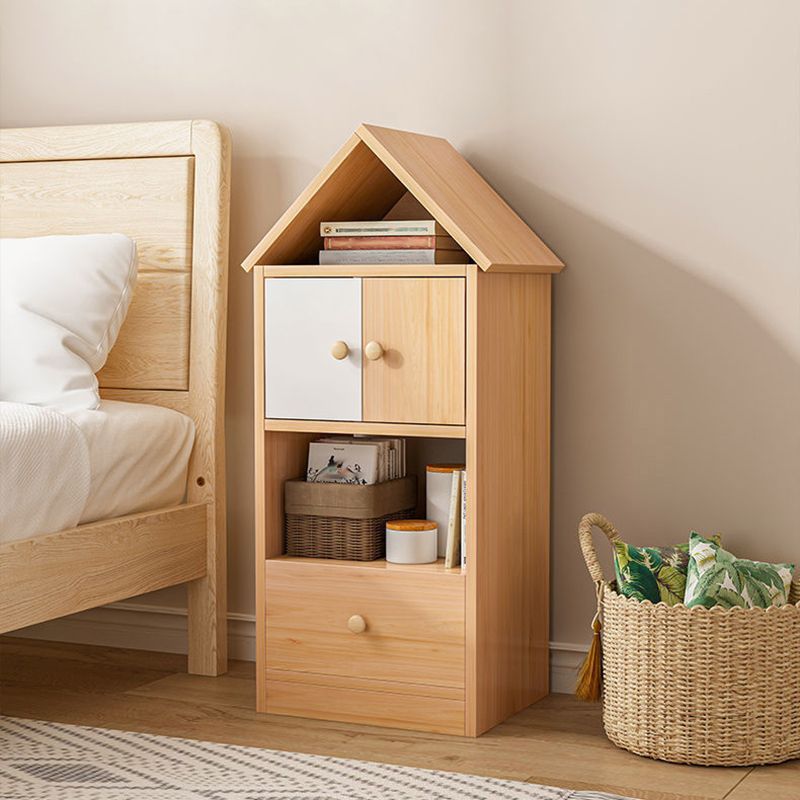 Engineered Wood Closed Back Bookshelf Standard Modern Bookcase