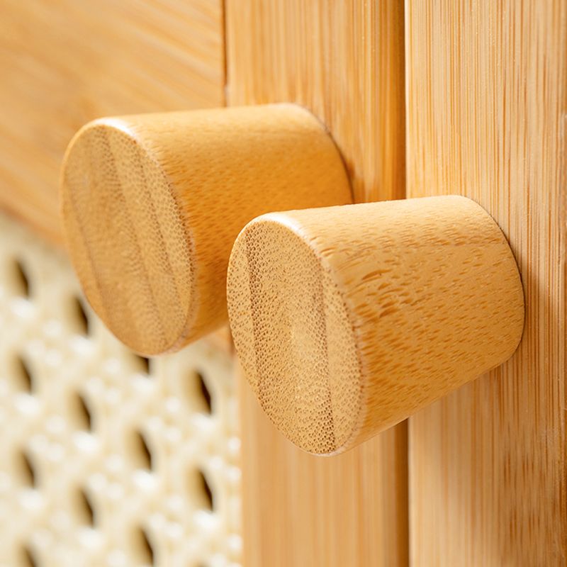 Traditional Natural Wood Wardrobe Freestanding Wardrobe with Soft Close Doors