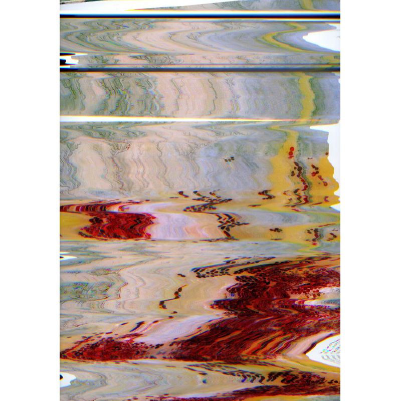 Illustration Style Abstract Mural Decal Giant Wall Decor for Dining Room, Personalize