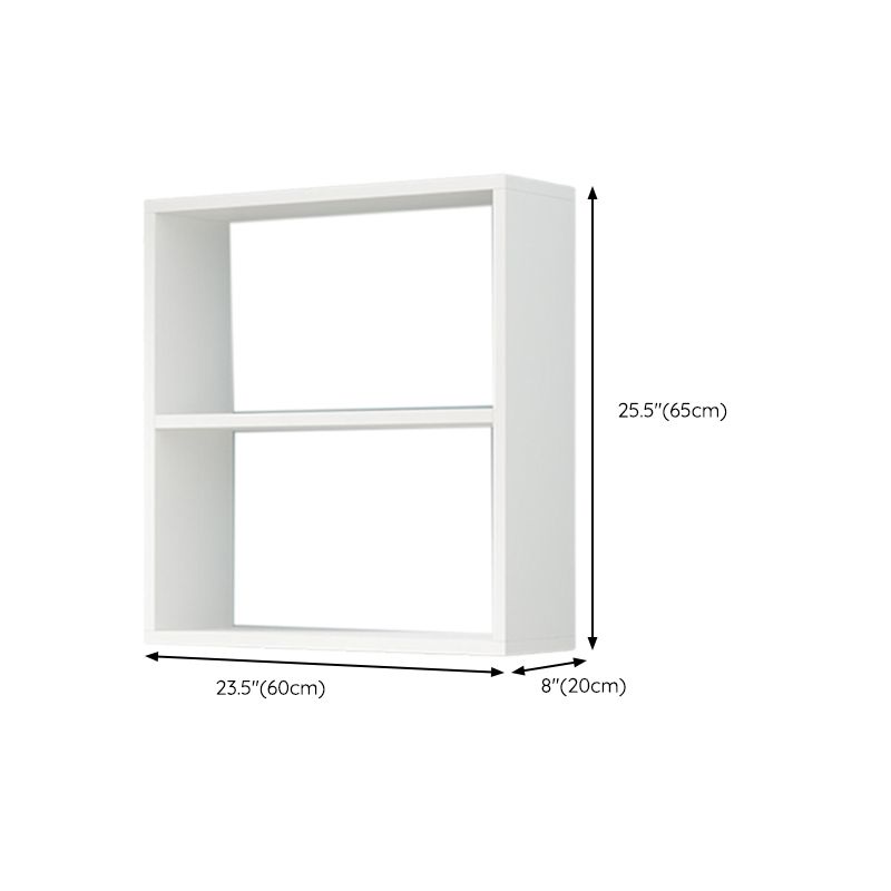 Modern Wall Mounted Wooden Bookshelf Floating Open Shelves Included Book Shelf for Home