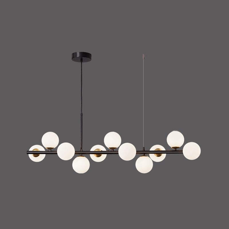 Luz de colgante de cabezal múltiple de estilo de isla de estilo simple moderno para sala de estar para sala de estar