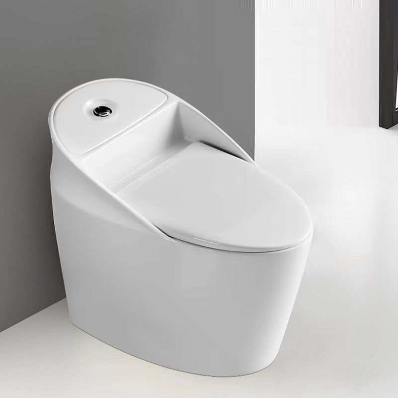Contemporary Siphon Jet Toilet Bowl Slow Close Seat Included Urine Toilet for Washroom