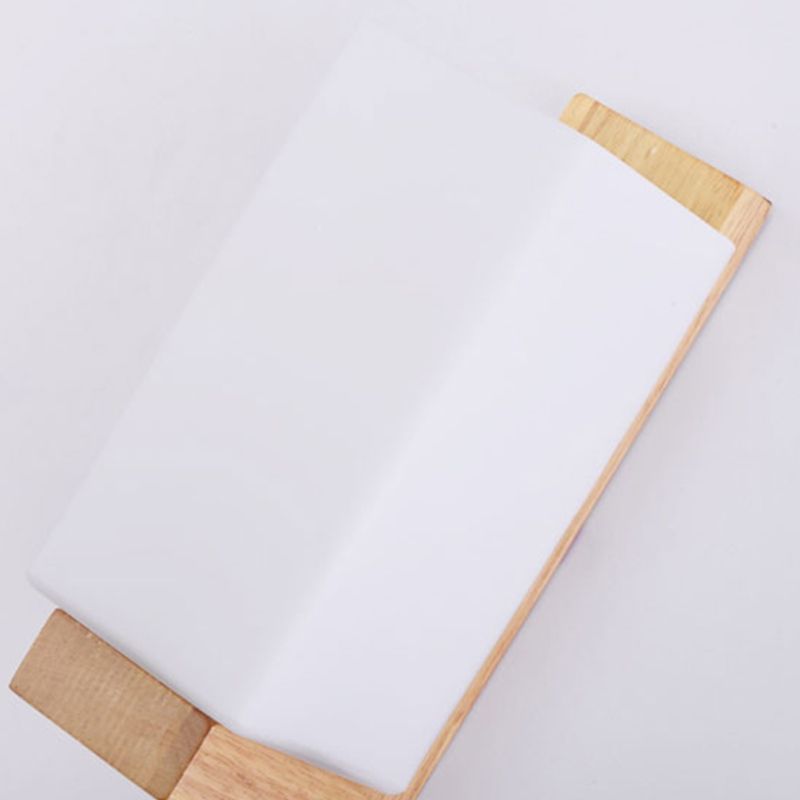 Rectangular Wall Sconce Lighting Modern Style Wood 1 Light Wall Mounted Light