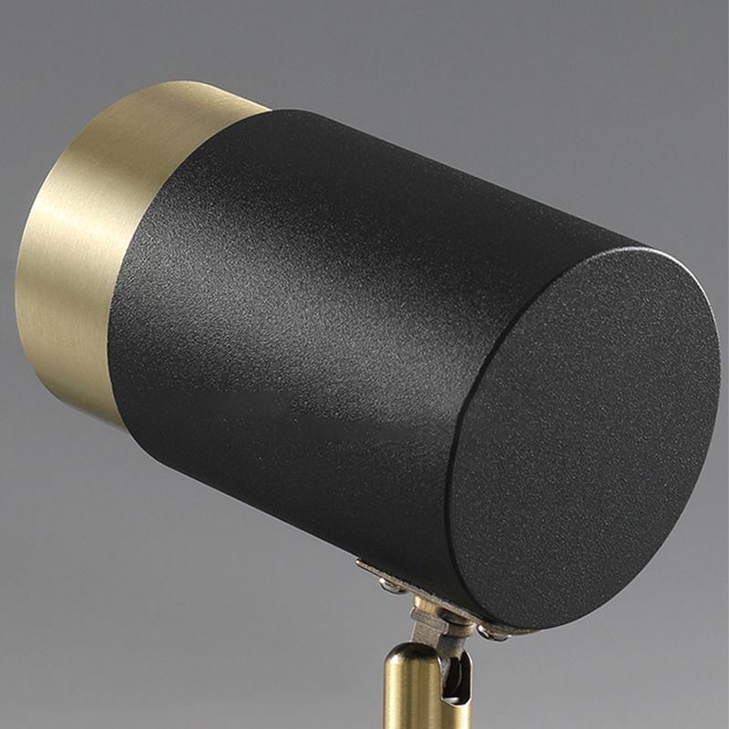 Contemporary Style Cylinder Island Lighting Ideas Metal Island Light Fixtures in Black