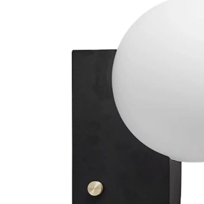 Ball Shape Glass Vanity Sconce Light Modern Style 1-Light Vanity Mirror Lights