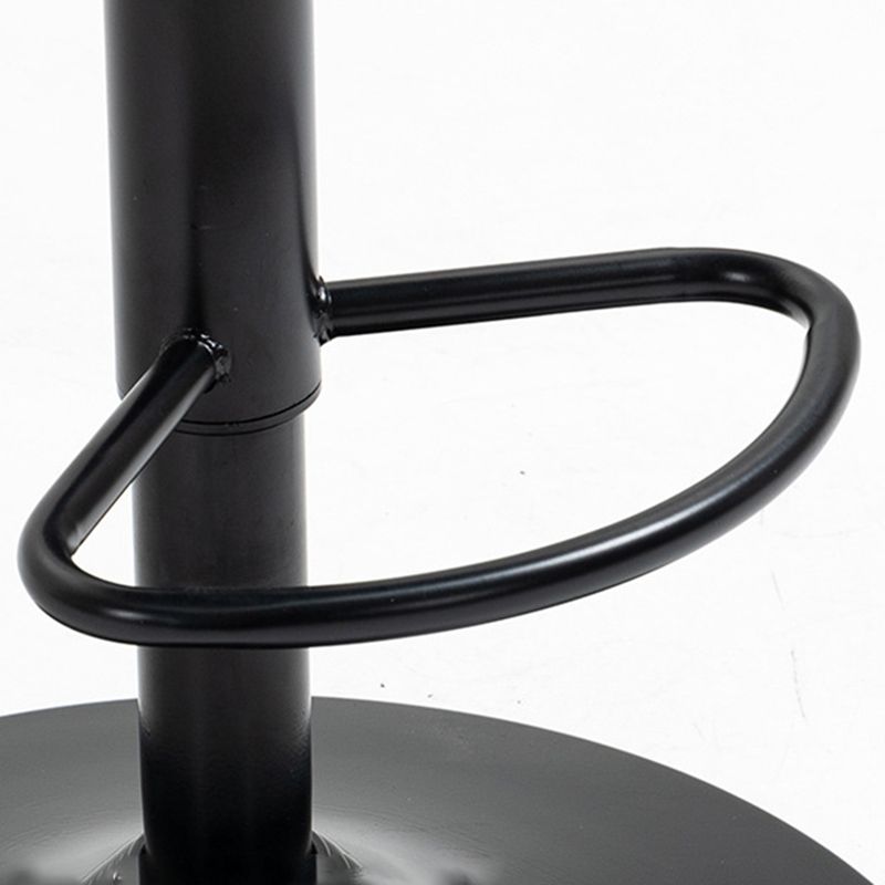 Modern Style Metal Bar Stools with Swivel and Adjustable Height Living Room Bar Stools