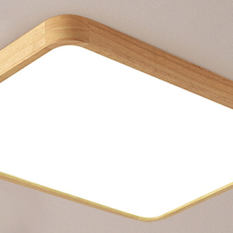 Plafonnier LED encastré de style moderne et minimaliste avec abat-jour en acrylique