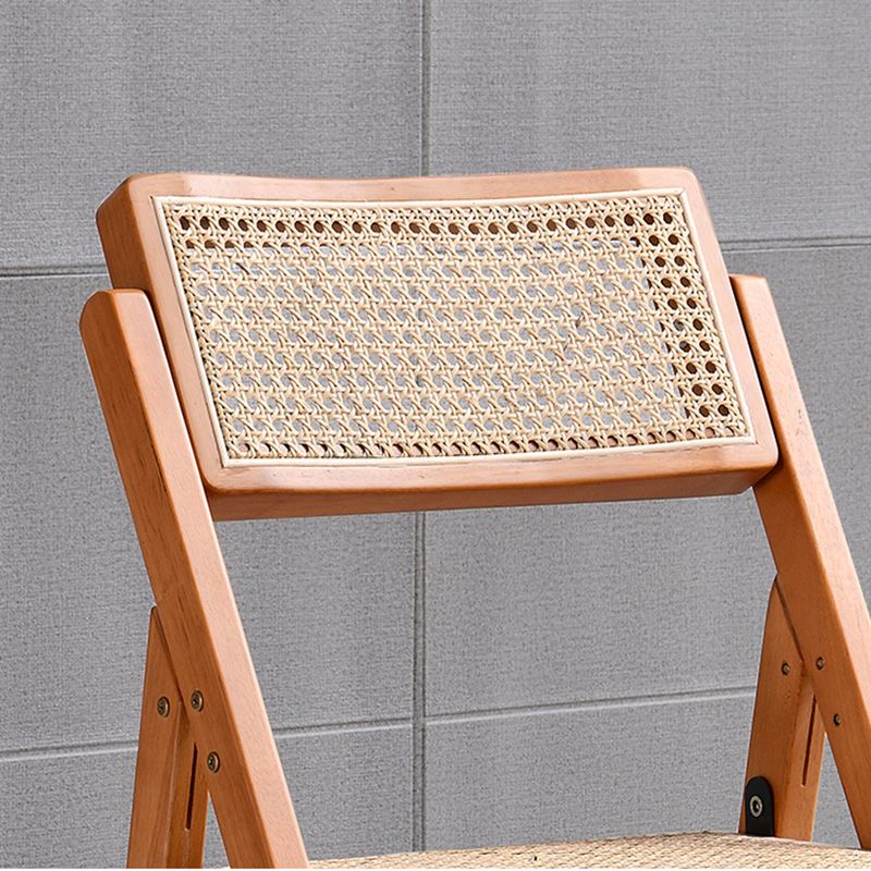 Contemporary Style Armless Chair Open Back Side Wooden Chair for Dining Room