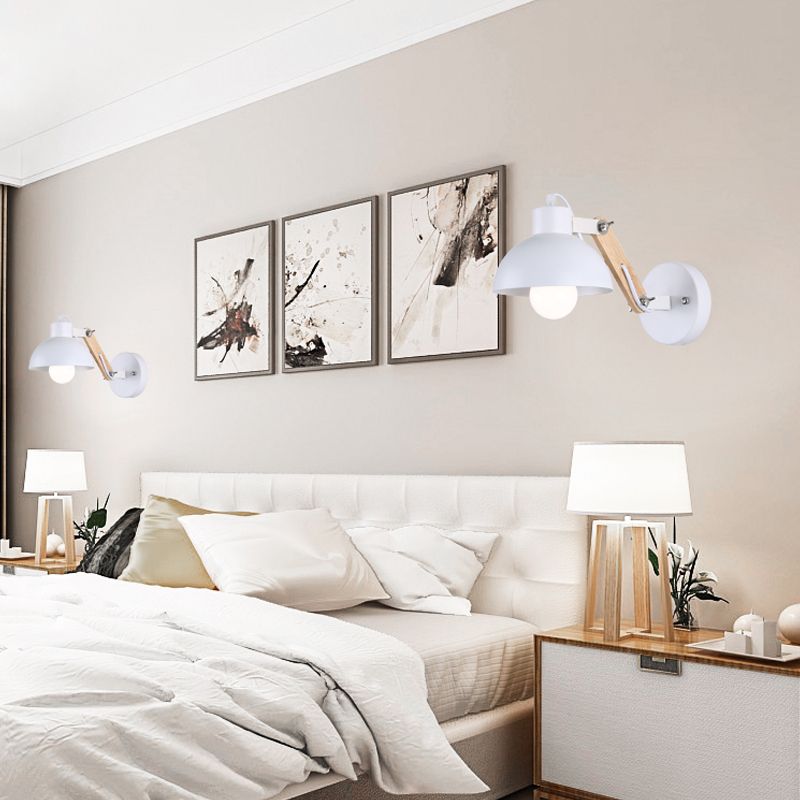 Sala de estar de la sala de pared apliques de metal de metal de luz montada en la pared para dormitorio