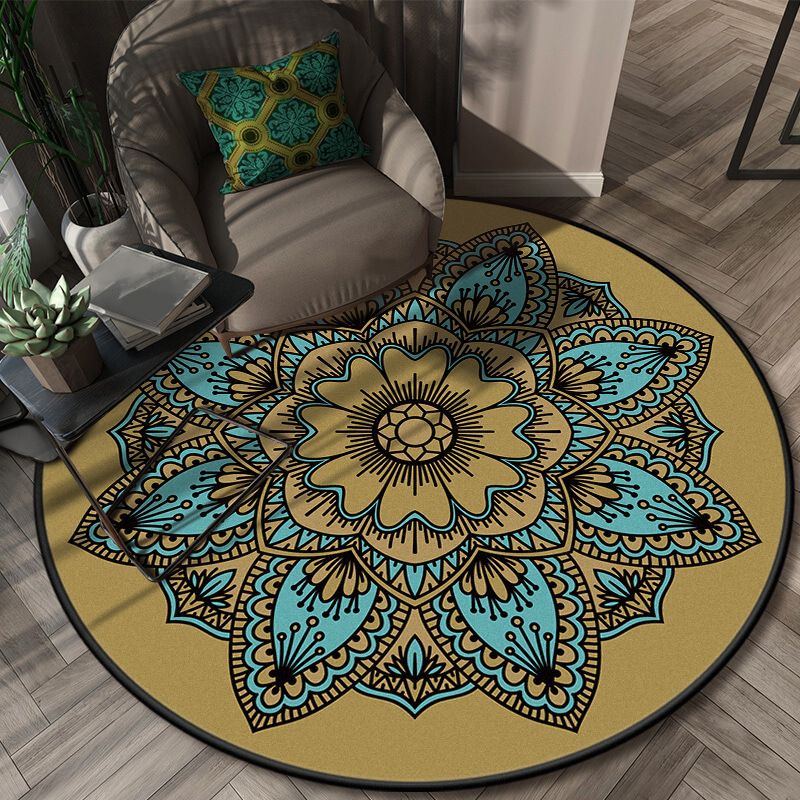 Tappeto glamour a strati di fiori a strati moquette con lavaggio antiscivolo a strati multicolori multicolore