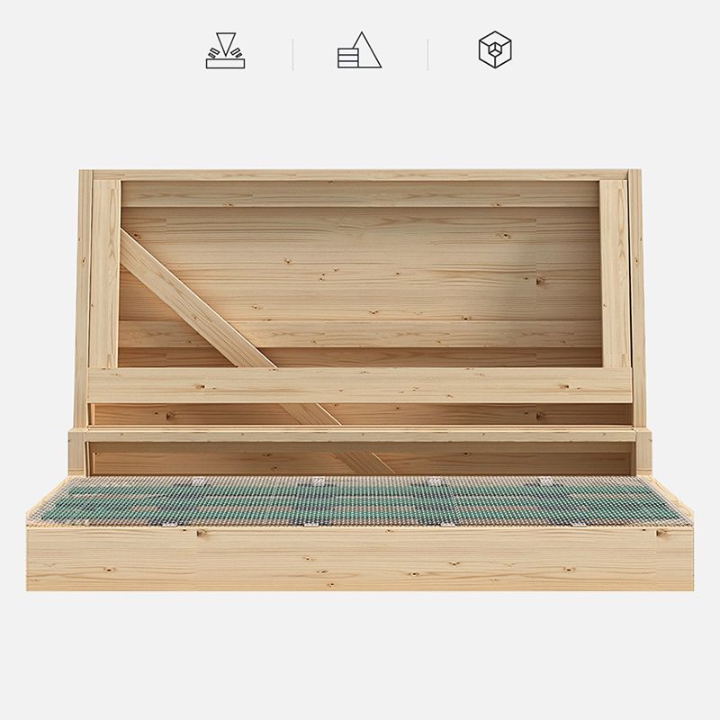 Square Arm Grey Pillowed Back Cushions Splayed Wooden Legs Sofa