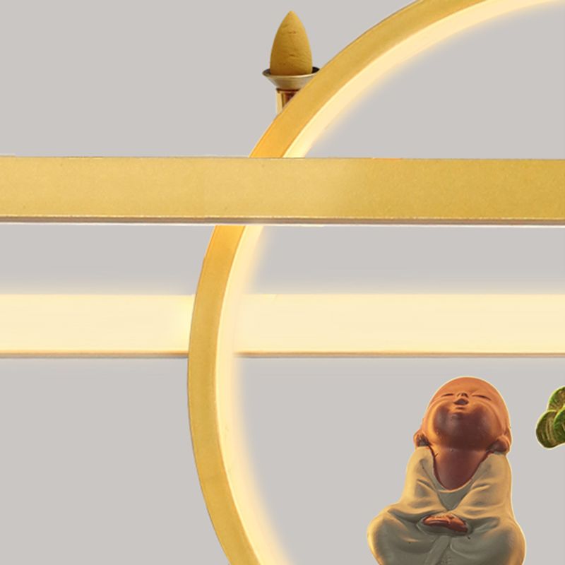 Aluminum Hanging Lights Rectangular Island Lighting Fixture for Dining Room