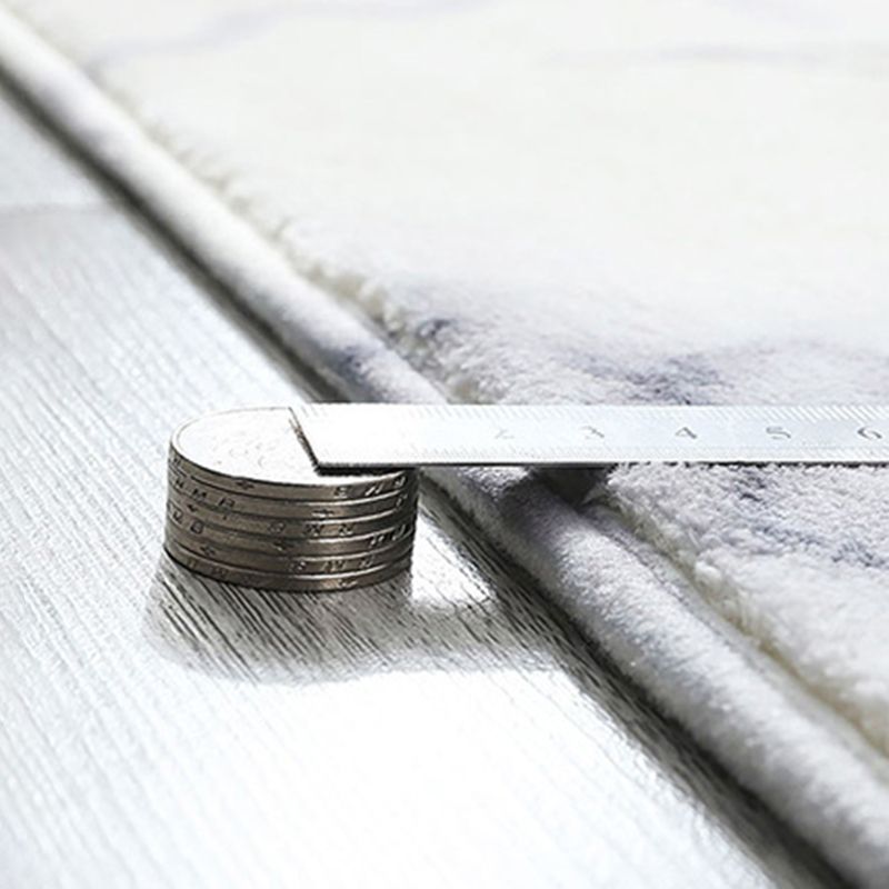 Modern Living Room Area Rug Abstract Pattern Polyester Stain Resistant Rug for Home Decor