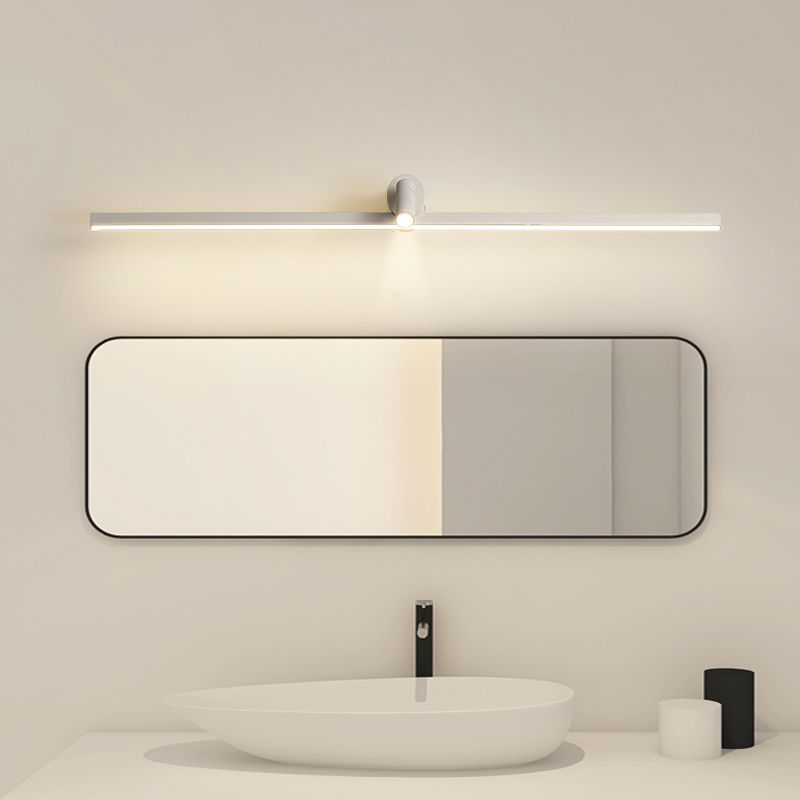 Linear Wall Sconce Lights Modern Metal 2 Light Sconce Lightture pour salle de bain