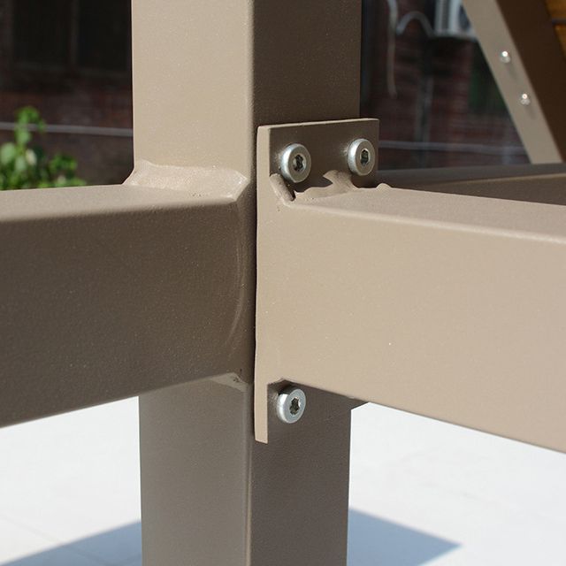 Brown Faux Wood Boho Dining Table Set 1/2/5/7 Pcs Rattan Dining Set