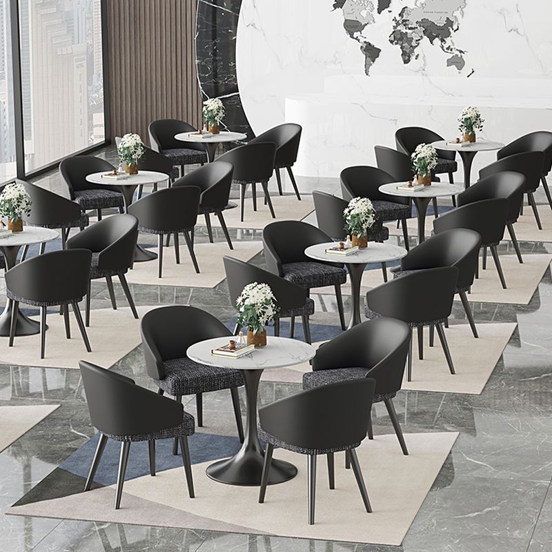 Contemporary 1/5 Pieces Dining Set Sintered Stone Dinette Table Set