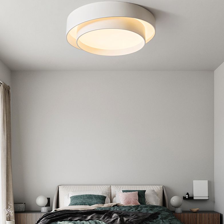 Nordic Modern Flush Mount Ceiling Light LED Spiral Flush Mount Lighting for Bedroom
