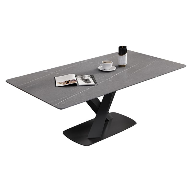 Modern Dinette Set 1/4/5/6/7 Pieces Dining Table Set with Sintered Stone Top