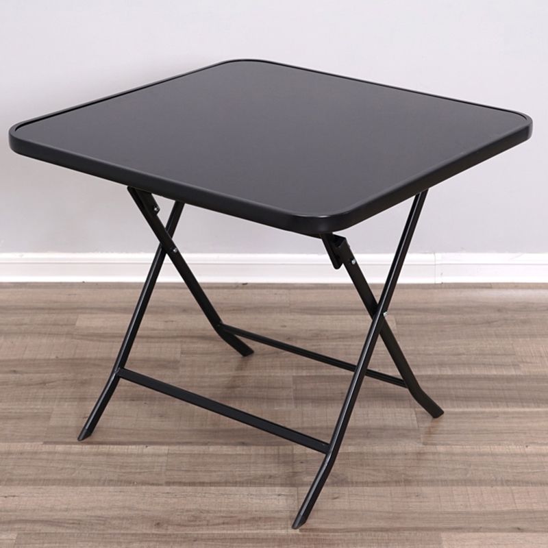 Contemporary Style Dining Set 1/3/4/5 Pcs Glass Top Dining Table Set