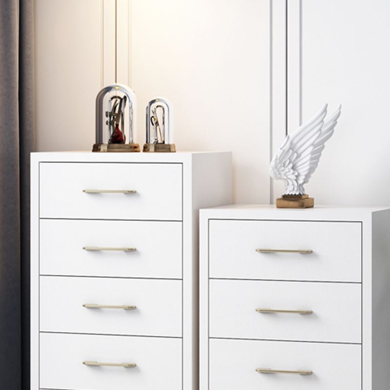 Glam Vertical Storage Chest Bedroom 16"W Wooden Chest with Drawers