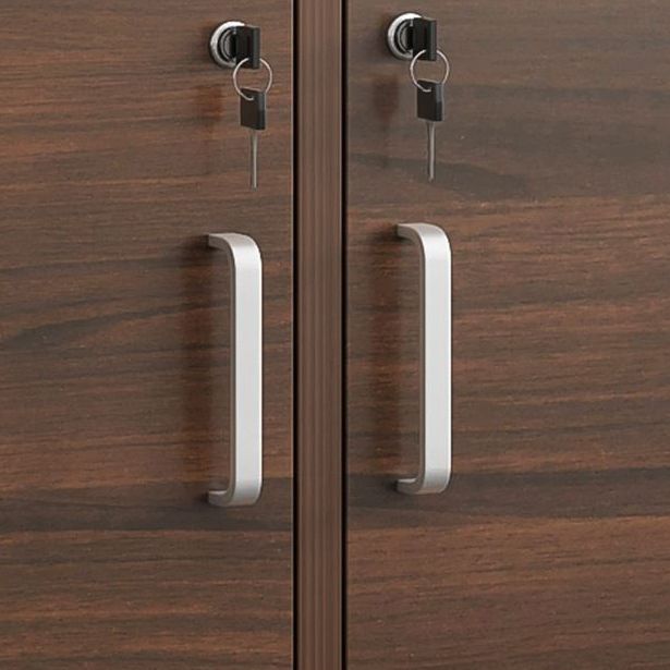 70.87"H Bookshelf Contemporary Style Closed Back Bookcase for Study Room and Office