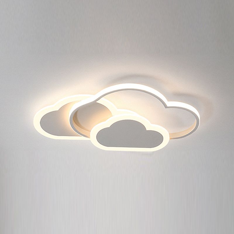 Cartoon Flush Mount LED Light Children's Bedroom Ceiling Light Fixture