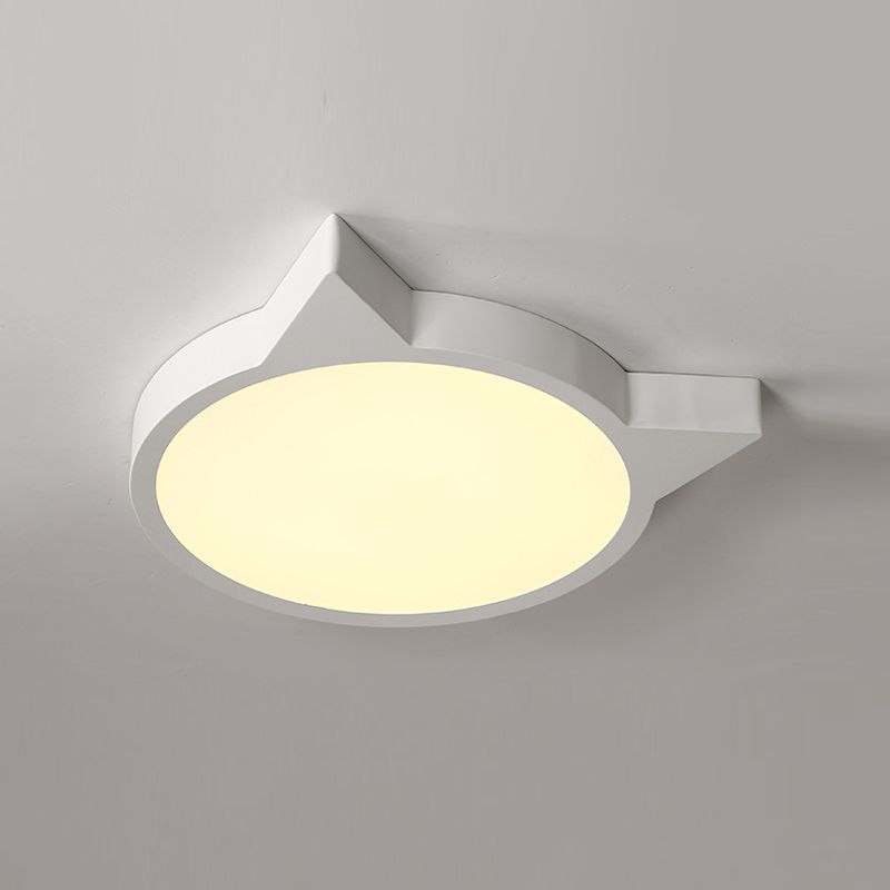 Nordic Simple Ceiling Light Metal LED Flush Mount Lighting for Bedroom