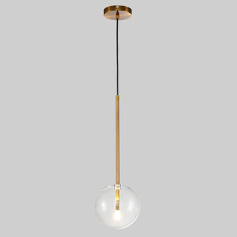 Luminaire suspendu en verre globe