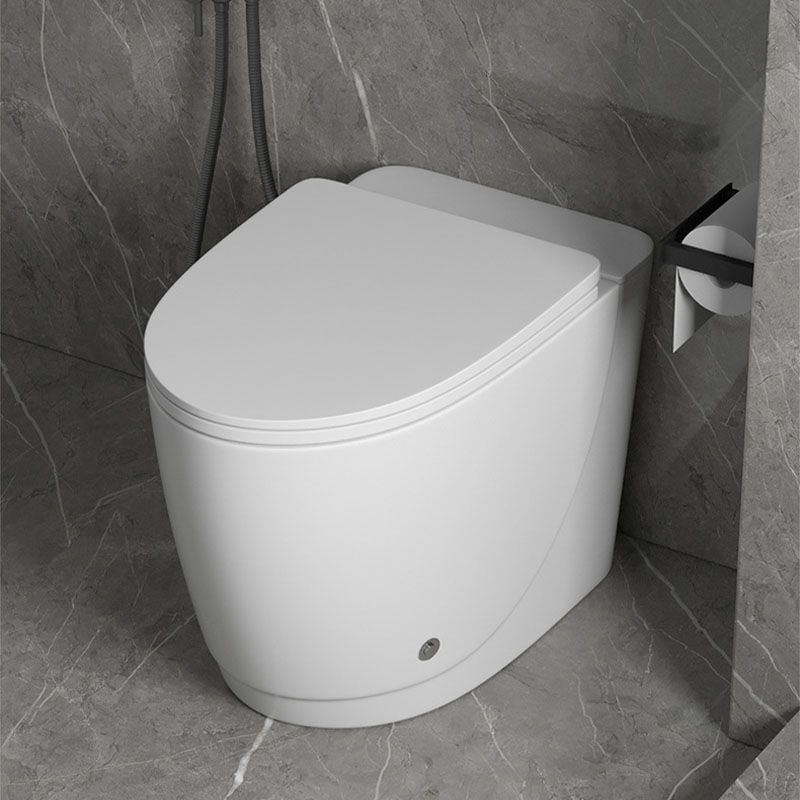 Siphon Jet Toilet Elongate One-Piece Floor Mounted Toilet with Dual Flush Mode