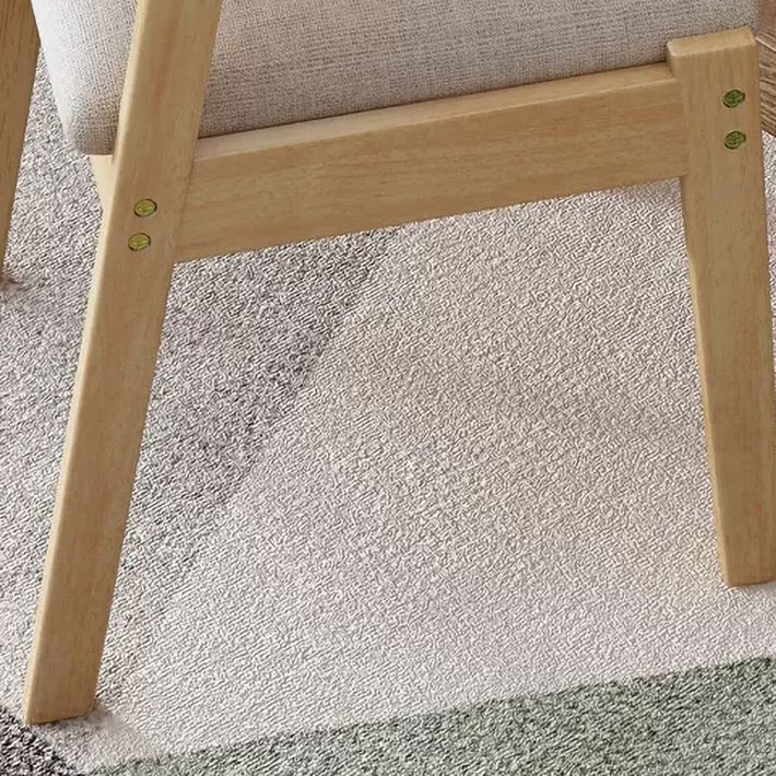 Chaise latéral en bois contemporain avec bras ouvert à l'arrière pour salle à manger pour la maison