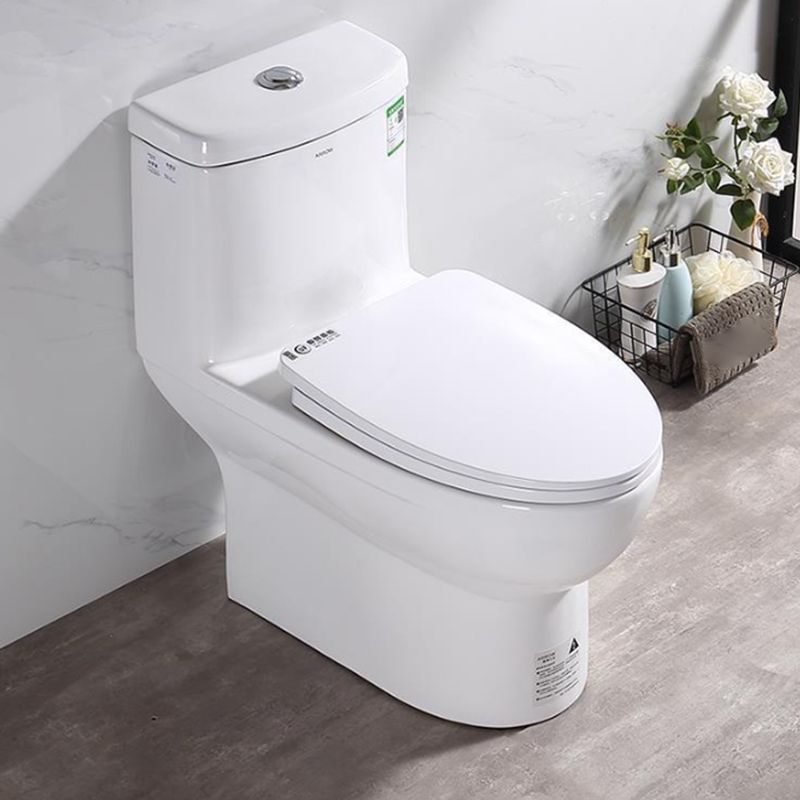 Traditional 1-Piece Flush Toilet Floor Mount Urine Toilet for Washroom