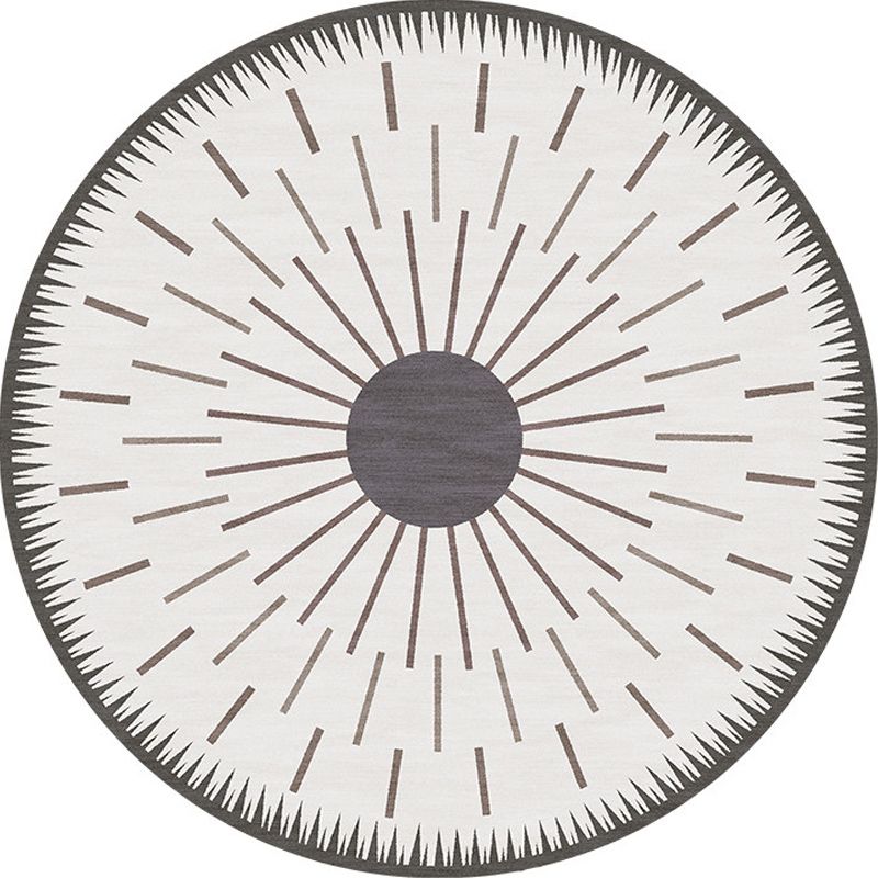 Tapis scandinave Starburst en synthétique de couleur douce, tapis d'intérieur respectueux des animaux de compagnie pour la décoration de la maison