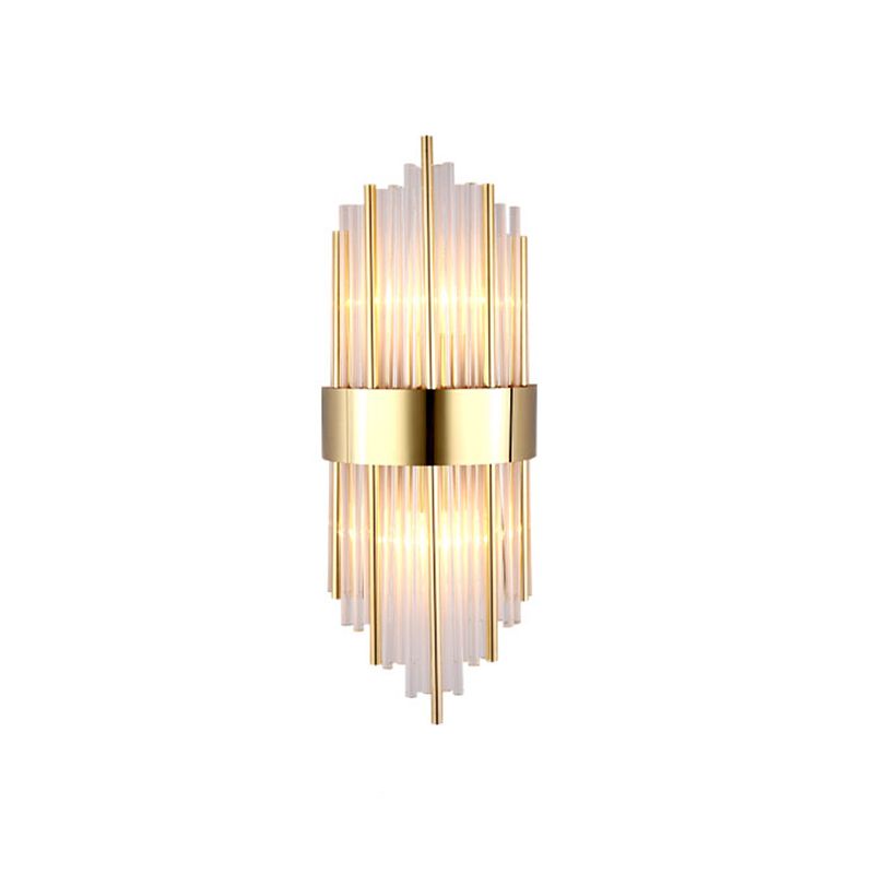 2 luci Montaggio a parete Light Aibture Postmodern Crystal Wall Sconce Light per interno