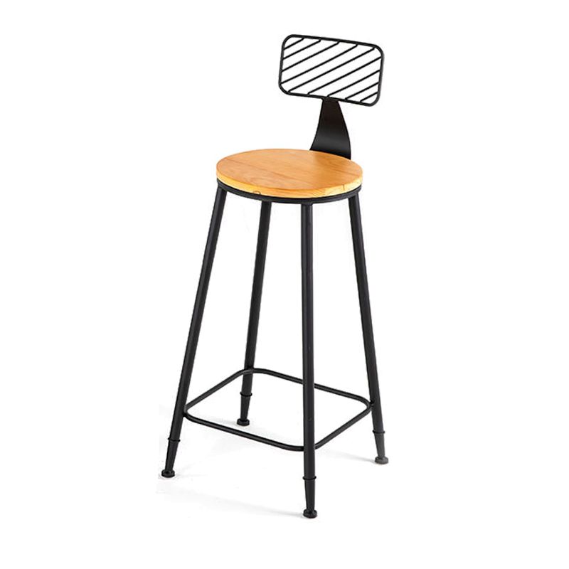 Industrial Style 1/2/3 Pieces Solid Wood Bar Table Set Round Counter Set