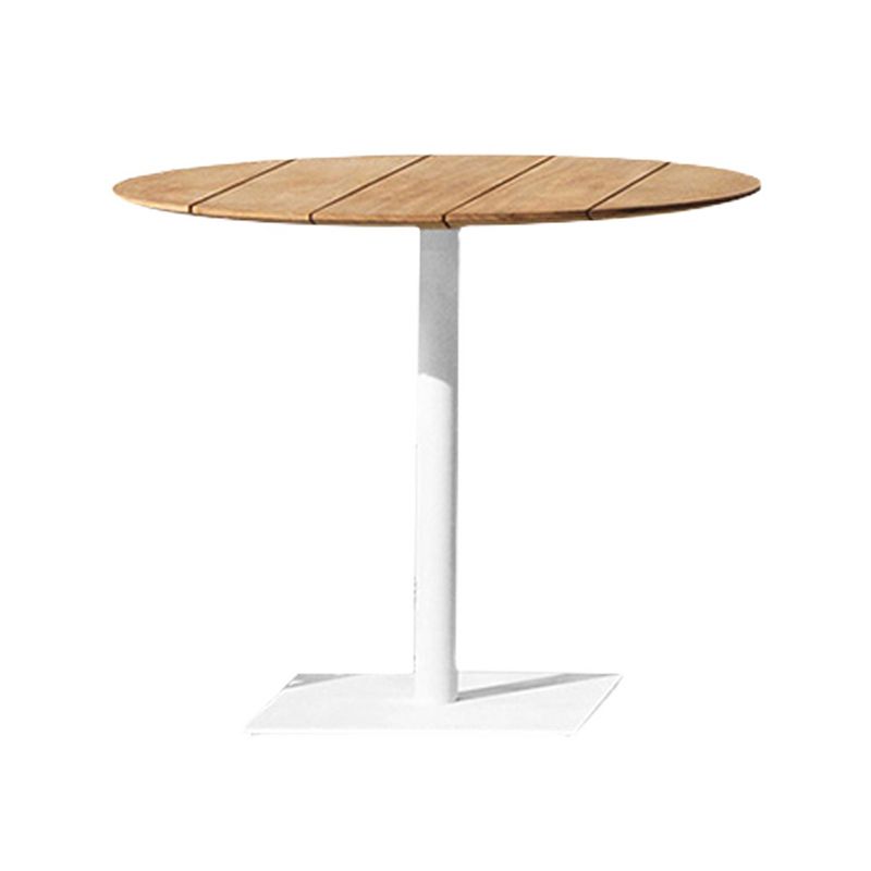 Bistro Table Contemporary Round/Square Table with Metal Frame
