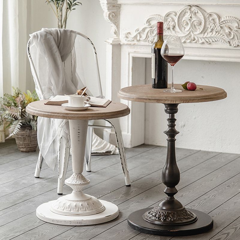 French Country Distressed Wood Coffee Table Set for Living Room