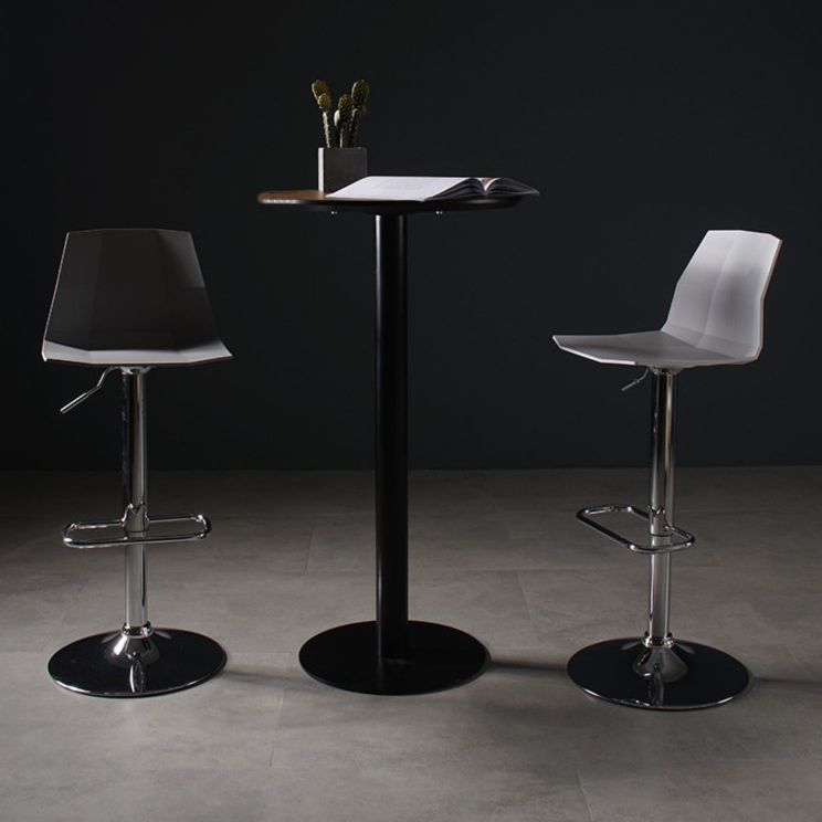 Living Room Nordic Adjustable Barstool PP Seat Bar Stool with Pedal