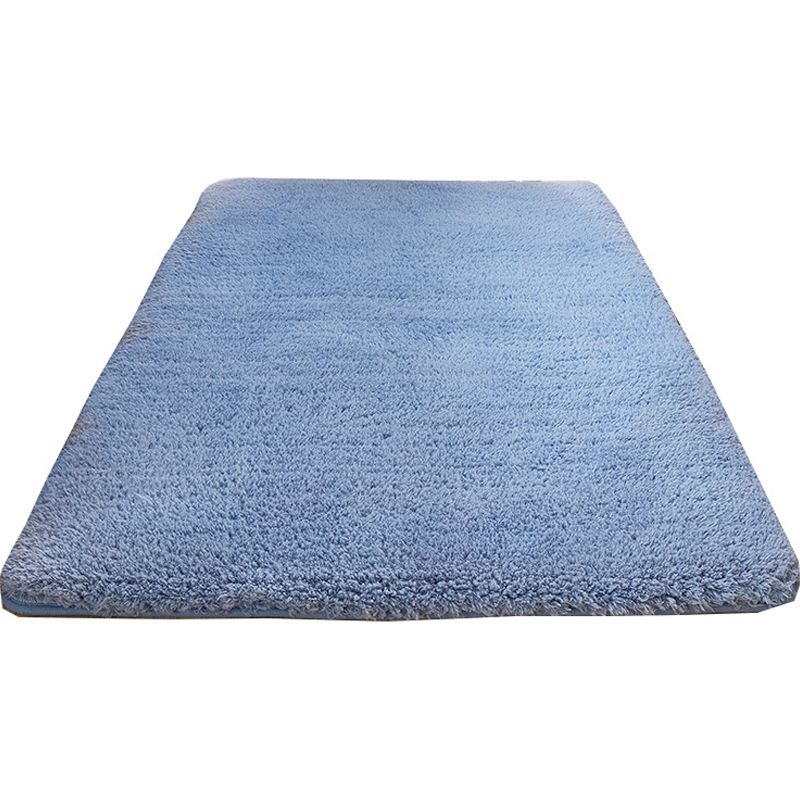 Casual Room Rug Multi-Color Solid Color Area Carpet Cotton Non-Slip Backing Washable Easy Care Rug