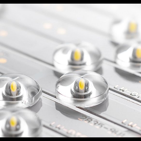 Moderne Unterputzleuchten aus Acryl