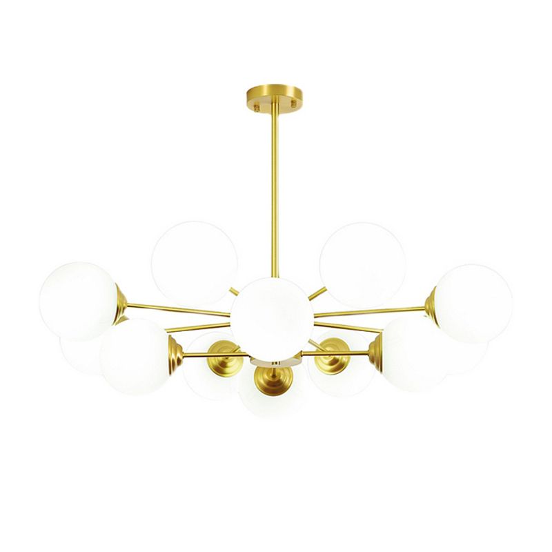 Verre en cuivre suspension des lampes suspendues contemporaines pour le salon