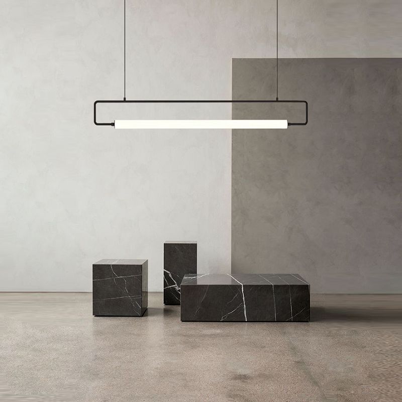 Lineare Inselbeleuchtung zeitgenössischer Küchenmetall Eins Licht anheizt