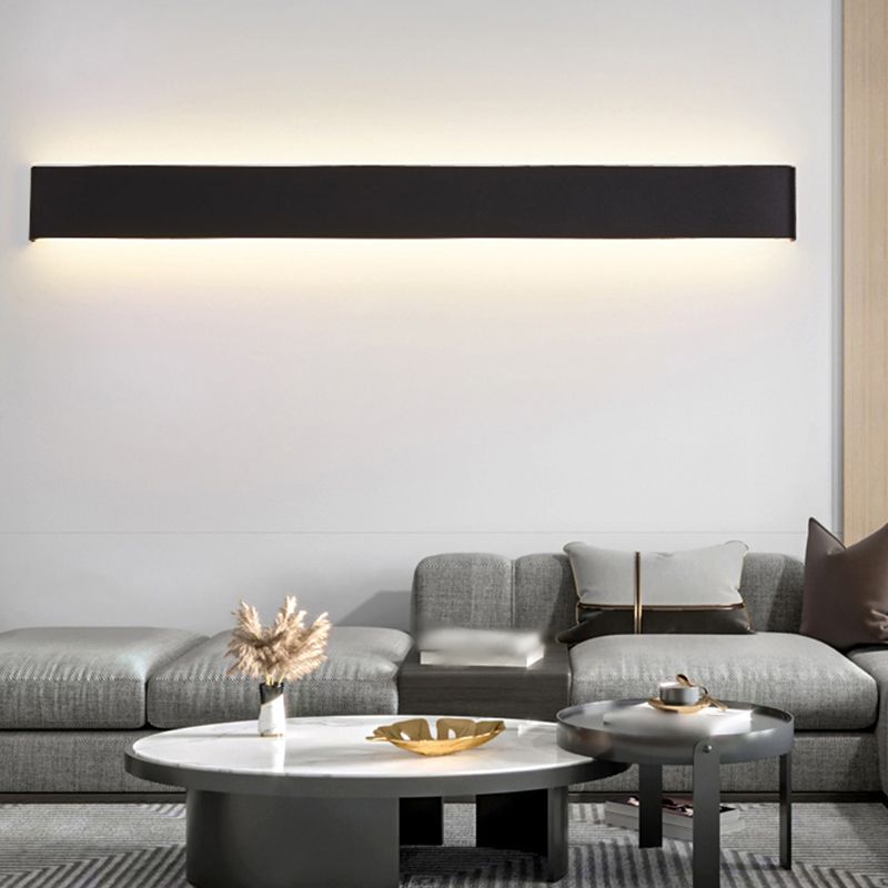 Square Shape Metal Wall Mount Lighting Modern Style 1-Light Wall Mounted Light Fixture