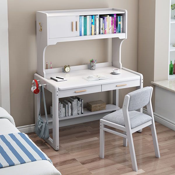 Contemporary Dining Chair Open Back Dining Armless Side Chairs with Wooden Legs