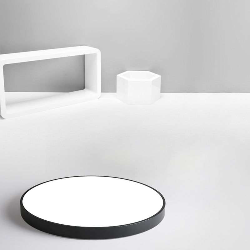 Modern Simple Style Acrylic Flush Mount Lights Round Shape 1 Light Ceiling Lamp for Bedroom