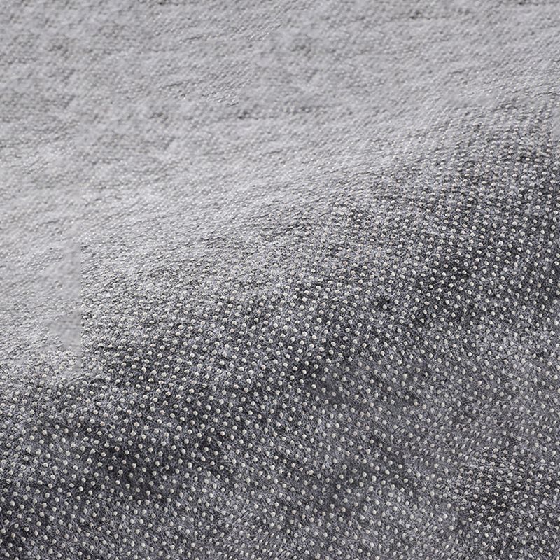 Contemporary Rug Polyester Simple Rug Non-Slip Backing Rug for Home Decor