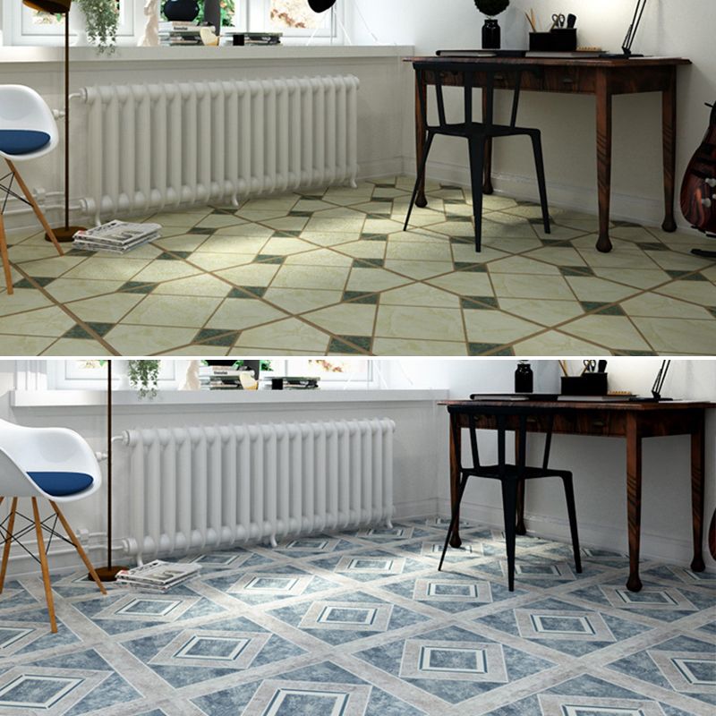 Peel and Stick PVC Flooring Matte Vinyl Flooring with Diamond Look