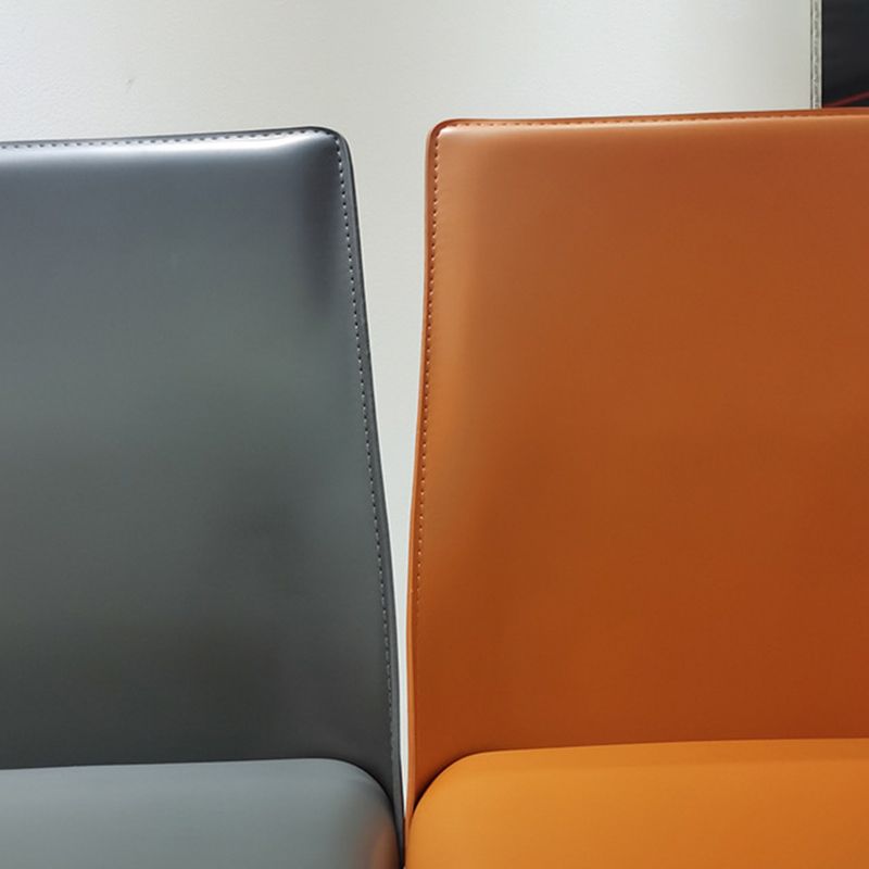 Contemporary Dining Room Chair Faux Leather Dining Chair for Home