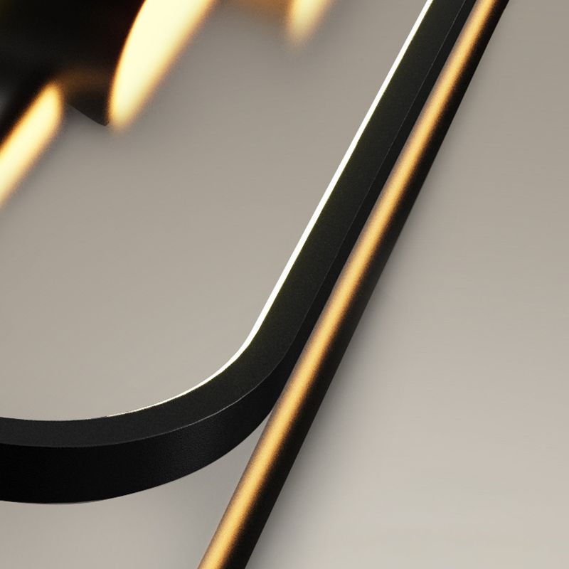 Zeitgenössischer Stil Rechteckform Island Lichter Metal 4 Licht Island Leuchten