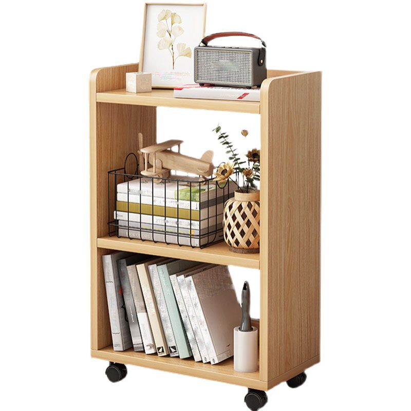 Engineered Wood Standard Bookcase Scandinavian Open Back Bookshelf